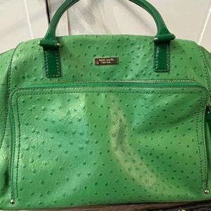 Kate Spade - Green Catalina Alexander Avenue Satchel Bag Ostrich